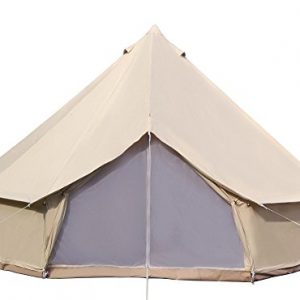 Dream House Luxury Outdoor Waterproof Four Season Family Camping and Winter Glamping Cotton Canvas Yurt Bell Tent with…