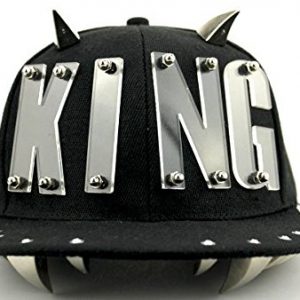 Linggo® Unisex Europe Punk Rivet King The Hip-Hop Baseball Hat (Adult)